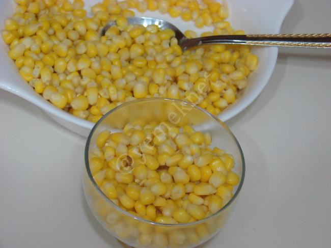 Bardakta Peynir Soslu Mısır - Yapılışı (6/12) 