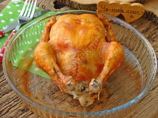 Lokum Gibi Eti İle İçinin Pilavının Güzelliğine Hayran Kalacaksınız :  İç Pilavlı Tavuk Dolması