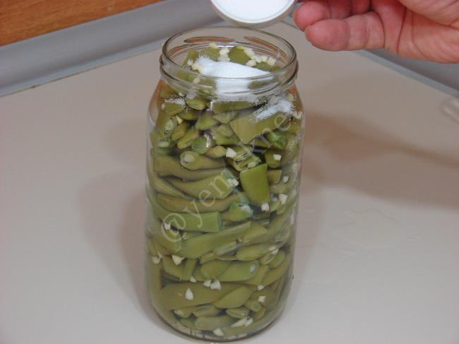 Taze Fasulye Turşusu - Yapılışı (6/12) 