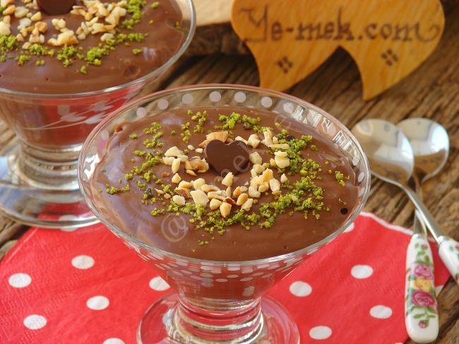 Ev Yapımı Çikolatalı Puding - Yapılışı (9/12) 