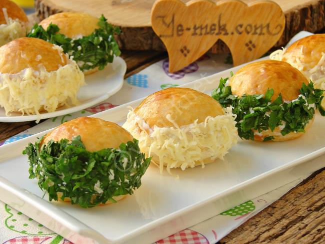Pastane Usulü Sakallı Poğaça Tarifi (Resimli Anlatım) Yemek Tarifleri