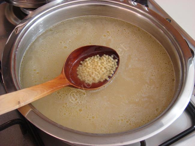 Peynirli Kuskus Makarna - Yapılışı (2/8) 