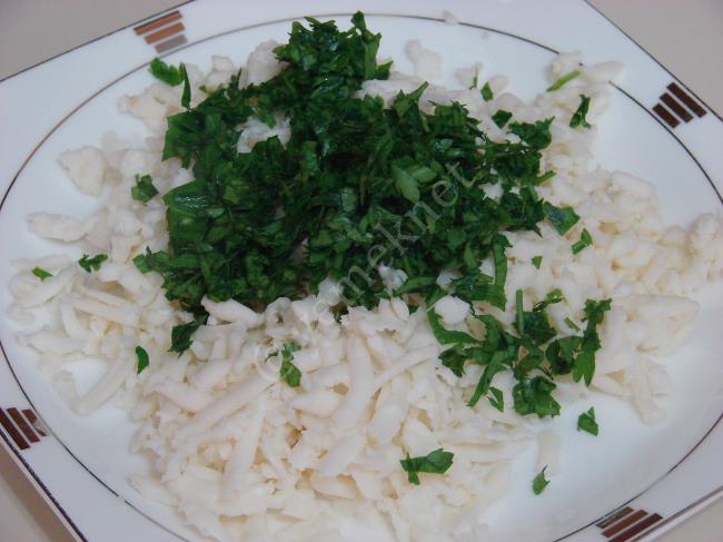 Peynirli Kuskus Makarna - Yapılışı (4/8) 