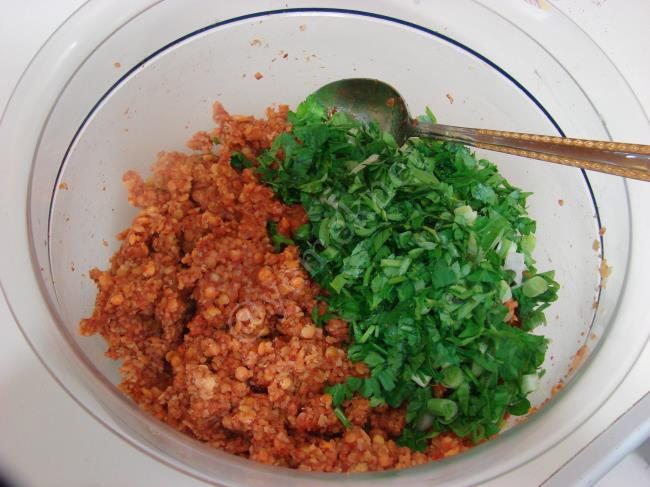 Mercimek Köftesi Çanakları - Yapılışı (10/16) 