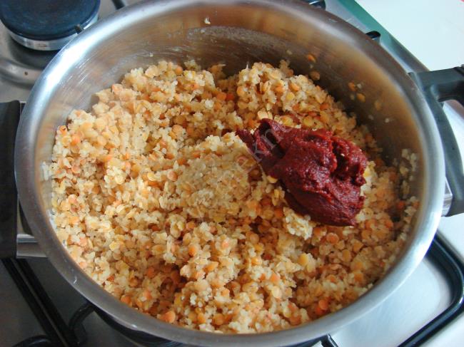 Mercimek Köftesi Çanakları - Yapılışı (8/16) 