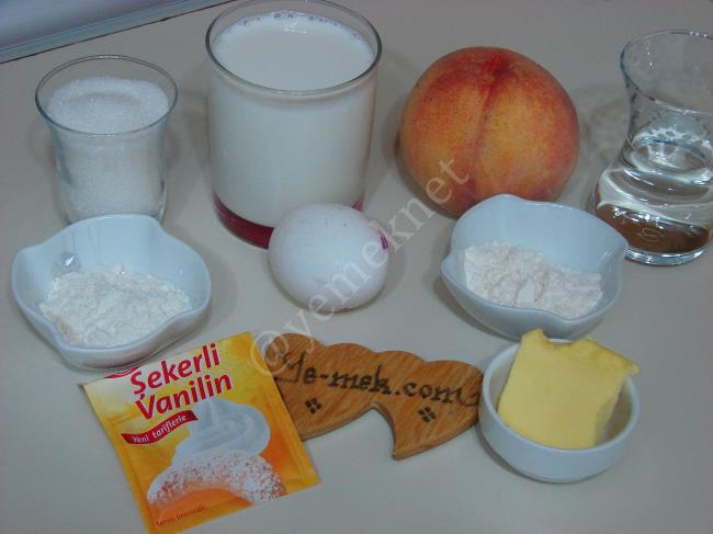 Şeftali Soslu Muhallebi - Yapılışı (1/16) 