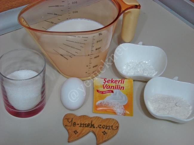 Karamel Soslu Muhallebi - Yapılışı (1/16) 