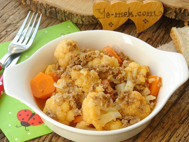 Kıymalı Karnabahar Yemeği - Yapılışı (9/12) 