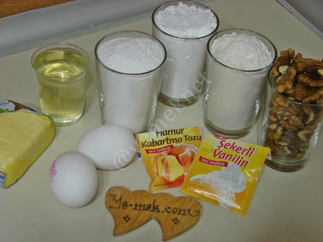 Cevizli Kurabiye - Yapılışı (1/12) 