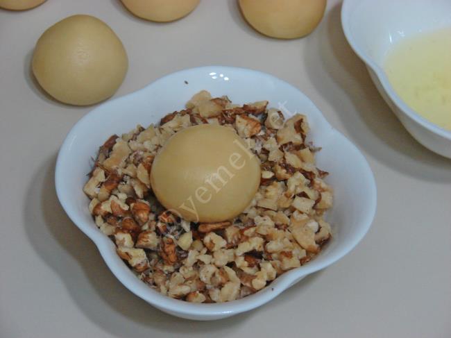 Cevizli Kurabiye - Yapılışı (6/12) 