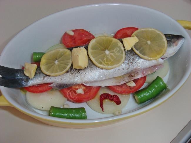 Fırında Levrek - Yapılışı (7/12) 