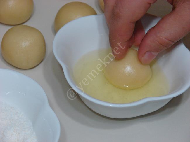 Hindistan Cevizli Kurabiye - Yapılışı (7/16) 