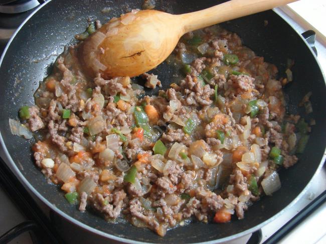 Fırında Kıymalı Mantar Dolması - Yapılışı (6/16) 