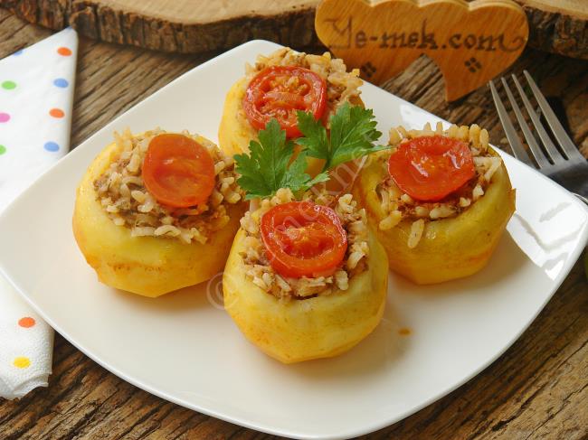 Kiymali Patates Dolmasi Tarifi Nasil Yapilir Resimli Yemek Tarifleri Kiymali Patates Dolmasi Tarifi Nasil Yapilir Resimli Yemek Tarifleri