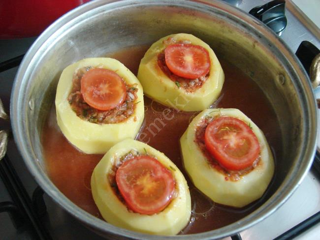 Kıymalı Patates Dolması - Yapılışı (8/12) 