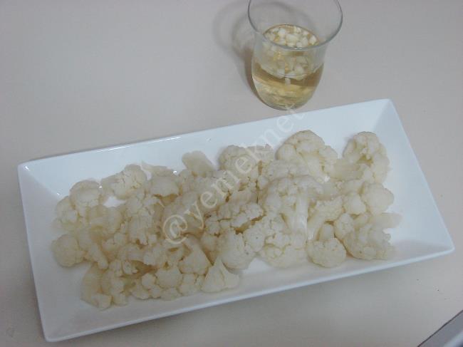 Sirkeli Karnabahar Salatası - Yapılışı (3/8) 