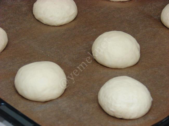 Ev Yapımı Hamburger Ekmeği - Yapılışı (6/12) 