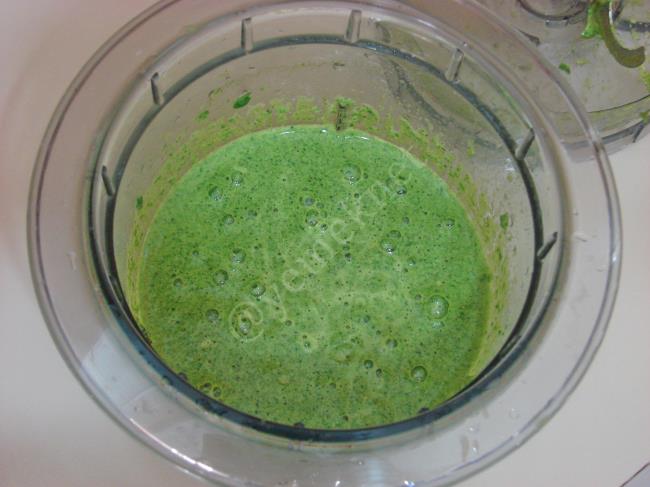 Ispanaklı Kek - Yapılışı (4/20) 