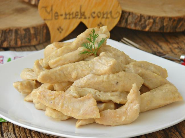 Kremalı Tavuk Sote - Yapılışı (9/12) 