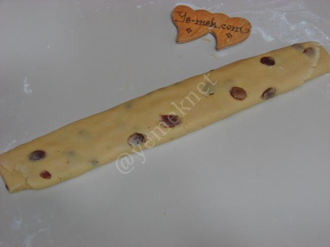 Pastane Usulü Üzümlü Kurabiye - Yapılışı (12/20) 