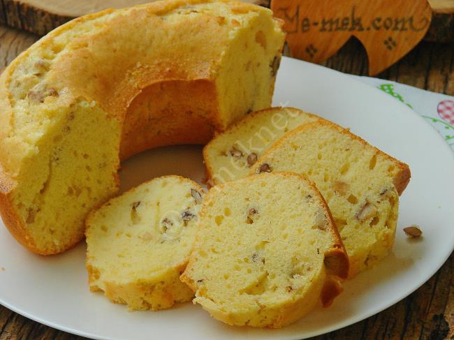 Portakallı Cevizli Kek Tarifi (Resimli Anlatım) Yemek Tarifleri