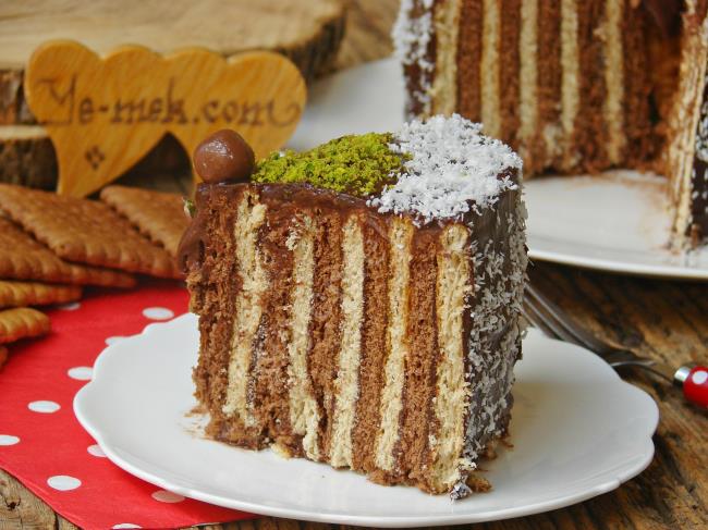 Bisküvili Pasta Tarifi (Resimli Anlatım) Yemek Tarifleri