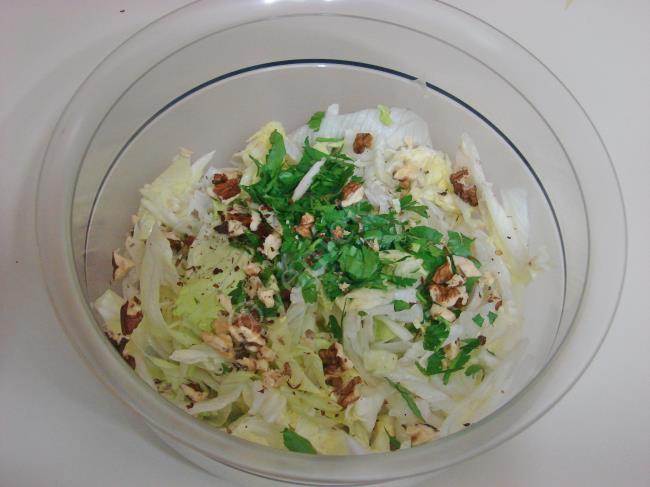 Çağla Salatası - Yapılışı (4/8) 