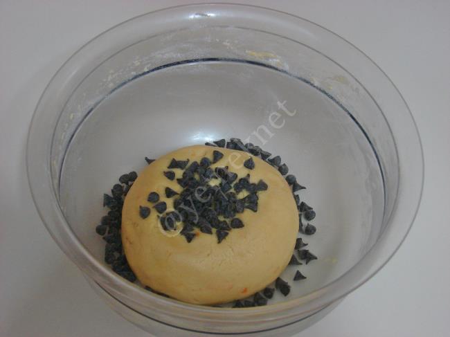 Damla Çikolatalı Portakallı Kurabiye - Yapılışı (5/12) 