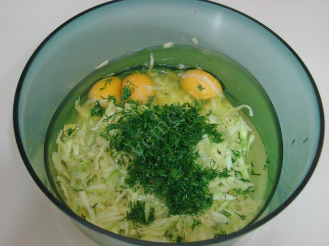 Fırında Kabak Mücver - Yapılışı (3/12) 