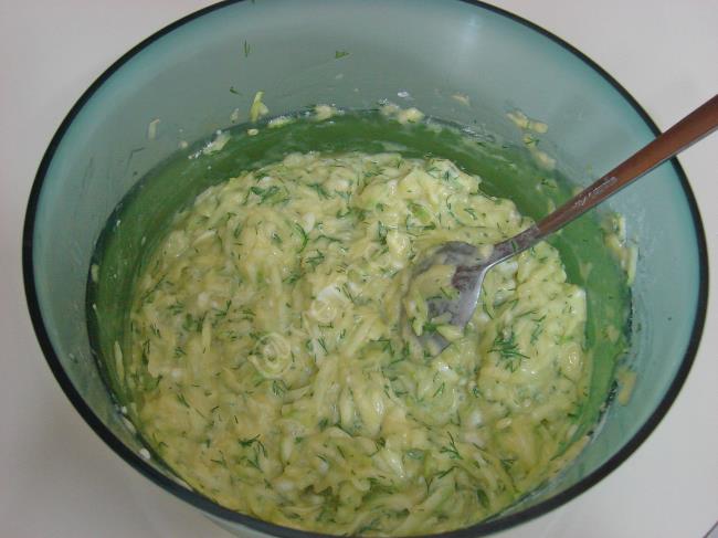 Fırında Kabak Mücver - Yapılışı (5/12) 