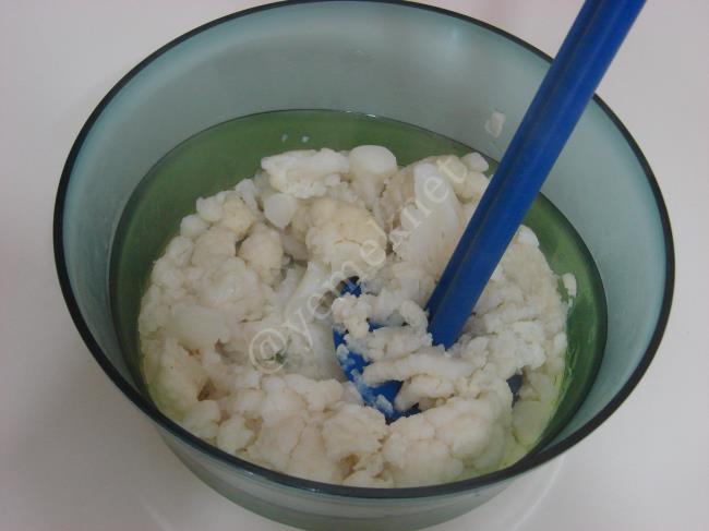 Fırında Karnabahar Köftesi - Yapılışı (3/12) 