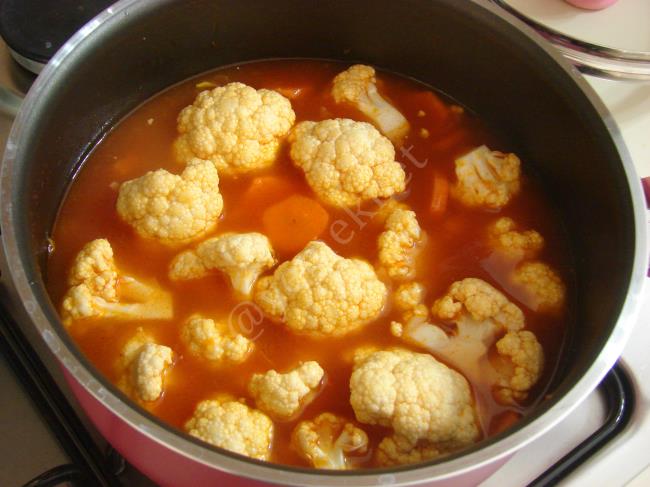 Karnabahar Yemeği - Yapılışı (5/8) 