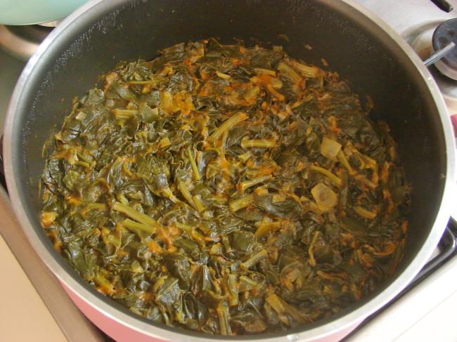 Fırında Yumurtalı Ispanak Yemeği - Yapılışı (6/12) 