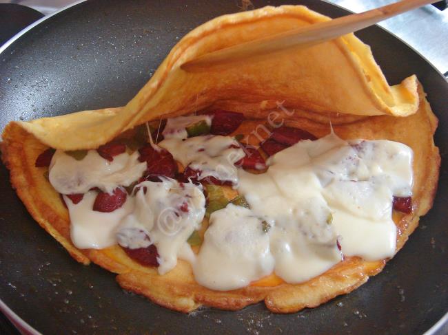 Karışık Omlet - Yapılışı (13/16) 