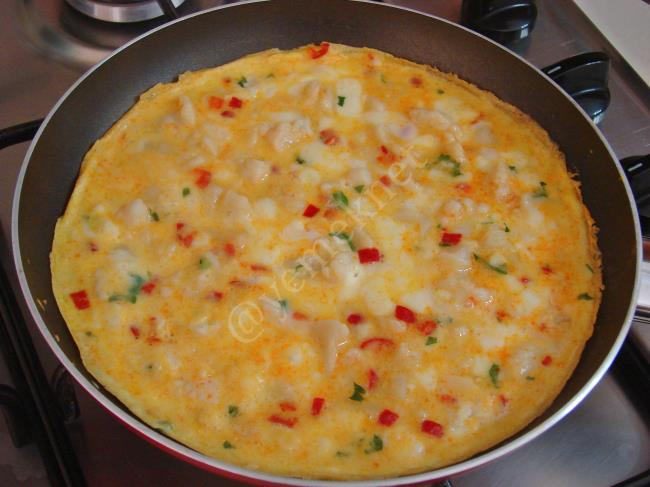 Karnabaharlı Omlet - Yapılışı (8/12) 