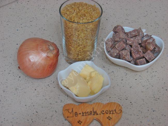 Kavurmalı Bulgur Pilavı - Yapılışı (1/12) 