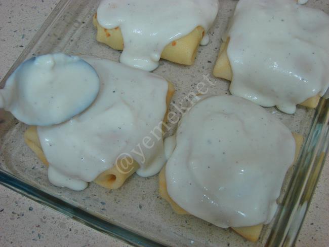 Tavuklu Krep Kebabı - Yapılışı (10/16) 