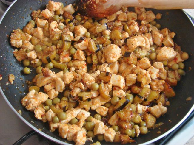 Tavuklu Sultan Kebabı - Yapılışı (8/20) 