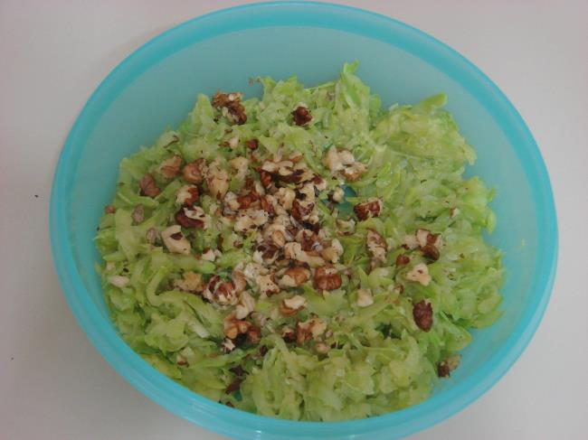 Yoğurtlu Kabak Salatası - Yapılışı (5/12) 