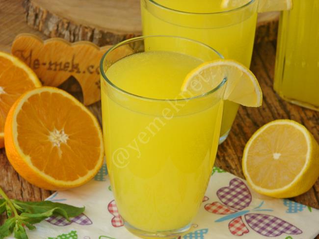 1 Portakal 1 Limonla 10 Bardak Limonata