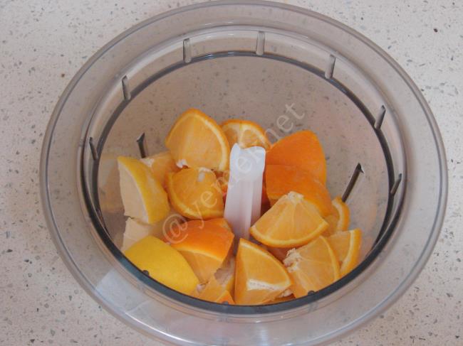 1 Limon 1 Portakaldan 3 Litre Limonata - Yapılışı (3/12) 