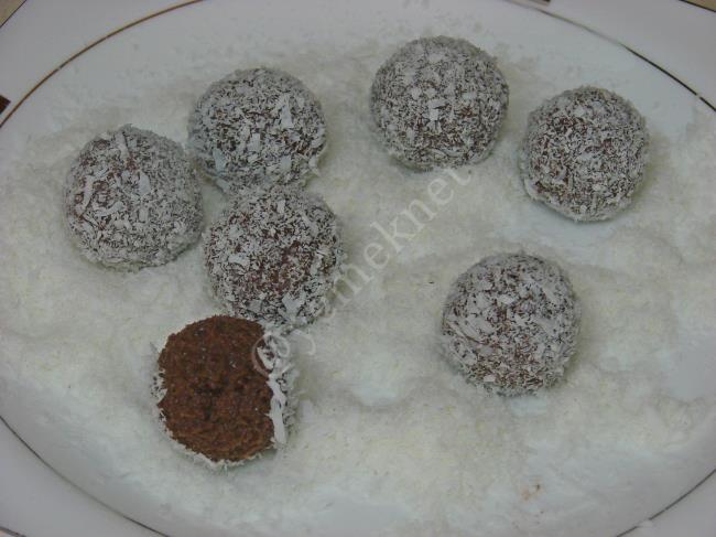 Kakaolu İrmik Topları - Yapılışı (6/8) 