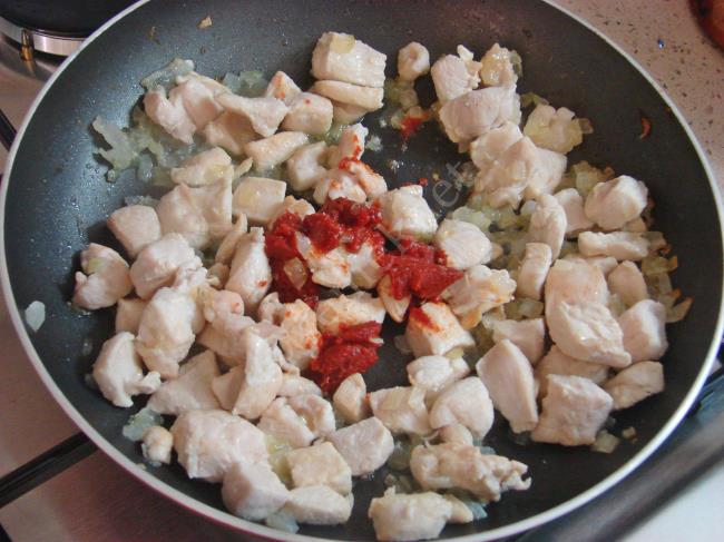 Tavuklu Talaş Kebabı - Yapılışı (5/20) 