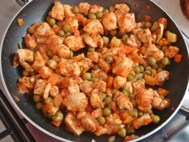 Tavuklu Talaş Kebabı - Yapılışı (8/20) 