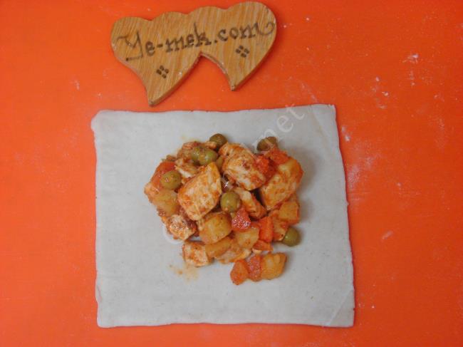 Tavuklu Talaş Kebabı - Yapılışı (9/20) 