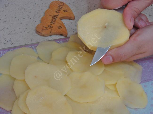 Fırında Patates Cipsi - Yapılışı (2/12) 