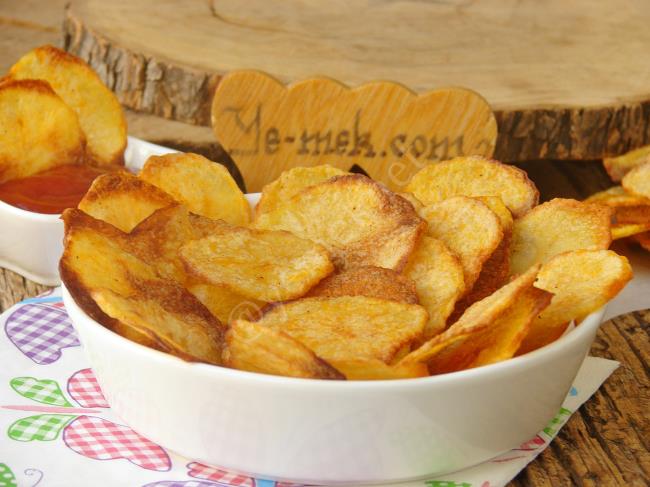 Fırında Patates Cipsi - Yapılışı (8/12) 