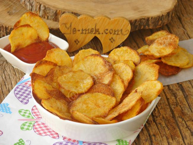 Fırında Patates Cipsi - Yapılışı (9/12) 