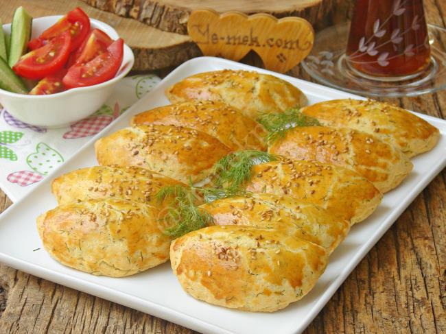 Mısır Unlu Dereotlu Poğaça - Yapılışı (13/16) 