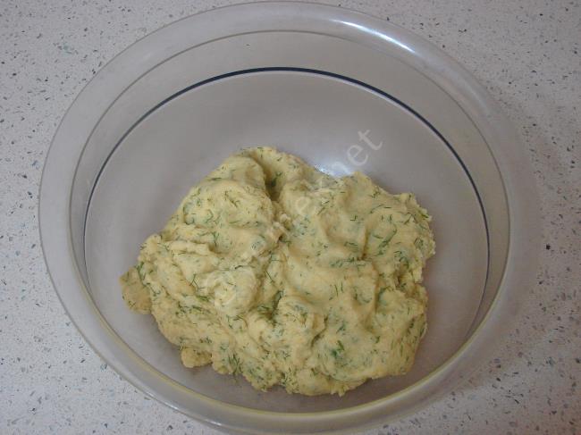 Mısır Unlu Dereotlu Poğaça - Yapılışı (6/16) 